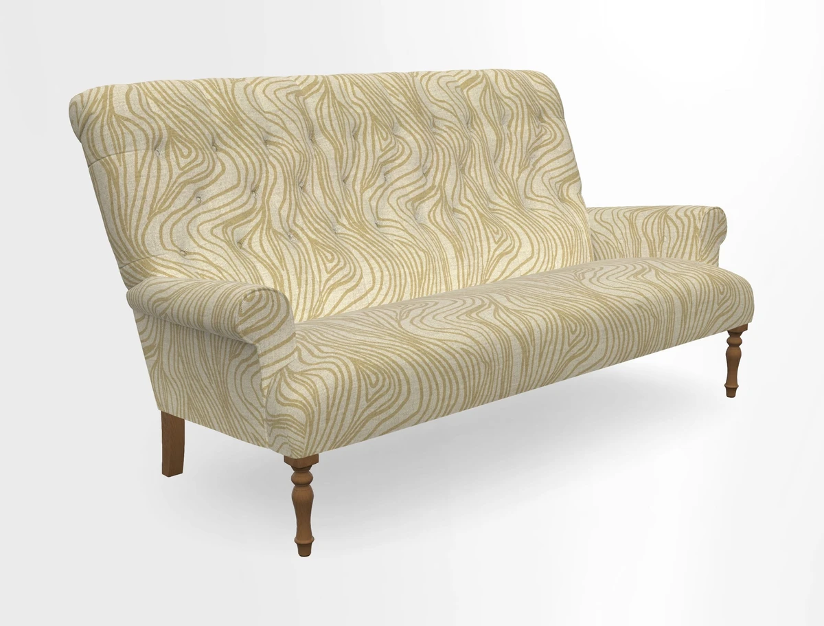 Chelsham 3 seater sofa in Two Tone Plain Biscuit