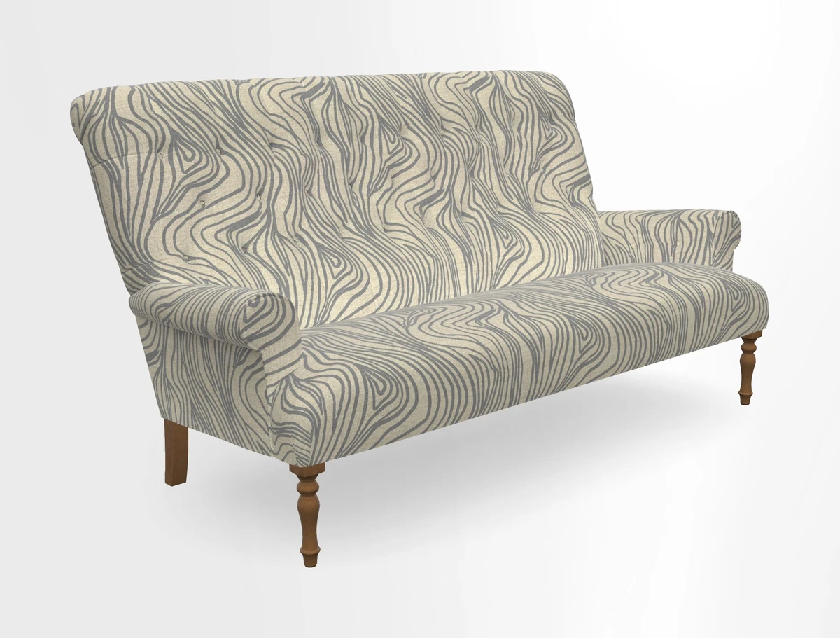 Chelsham 3 seater sofa in Two Tone Plain Biscuit