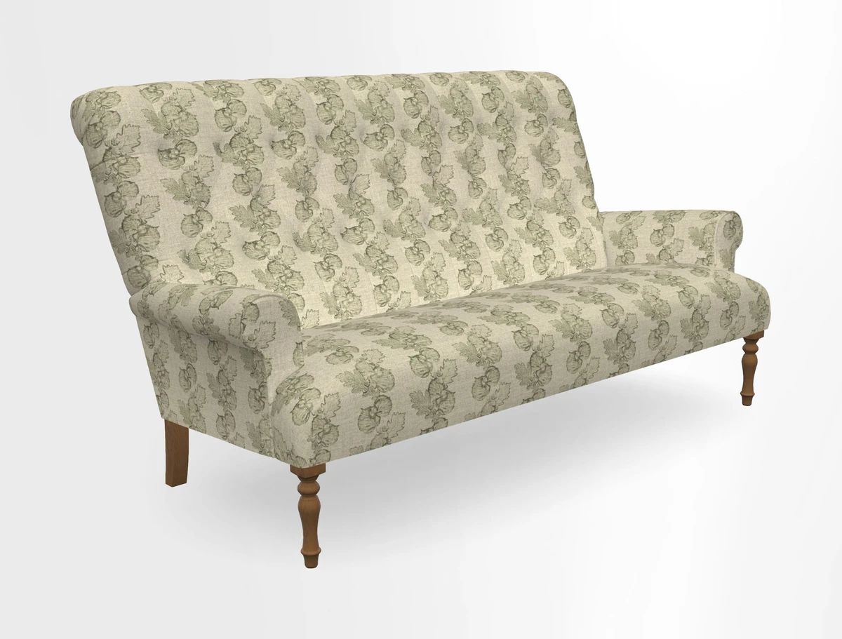 Chelsham 3 seater sofa in Two Tone Plain Biscuit