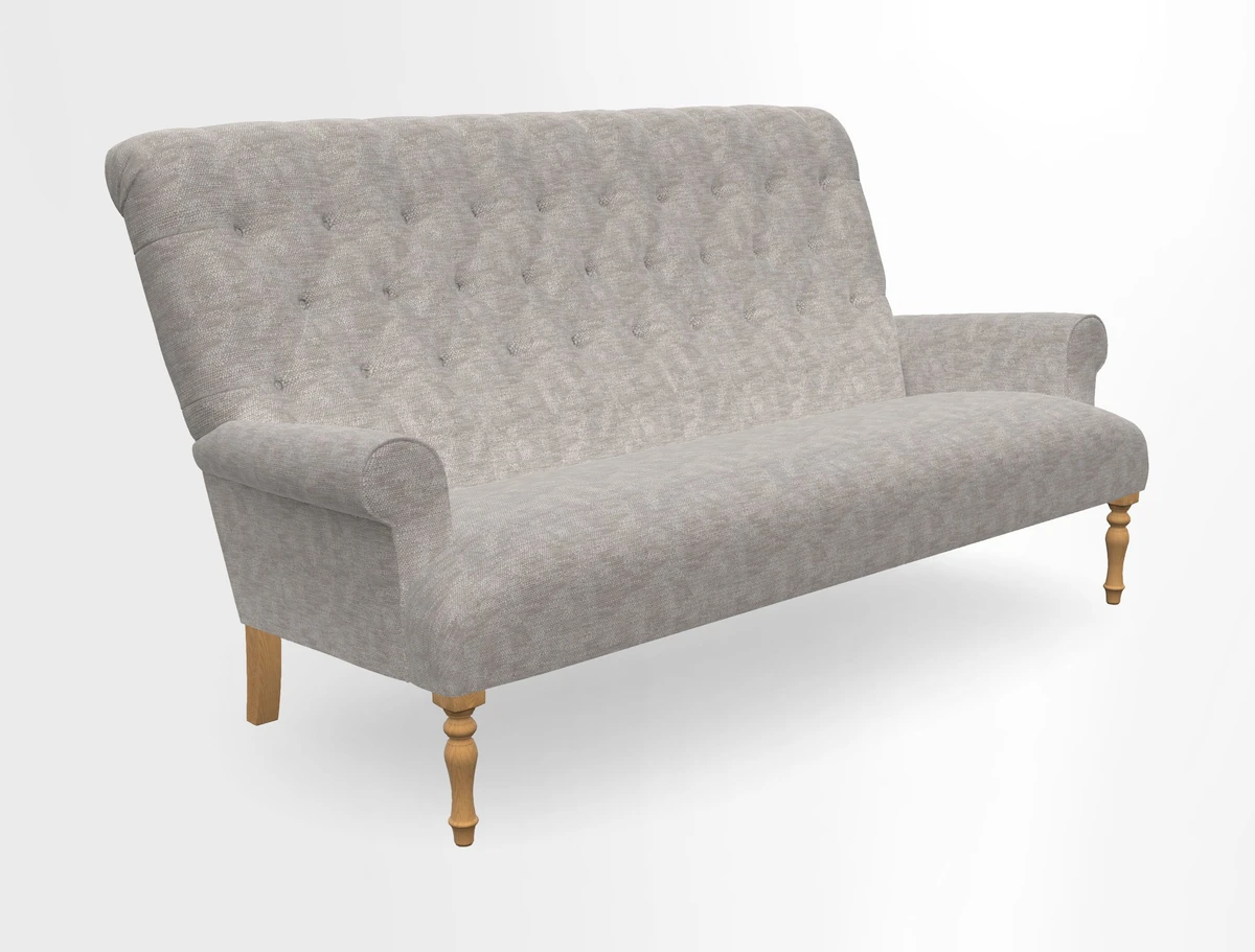 Chelsham 3 seater sofa in Two Tone Plain Biscuit