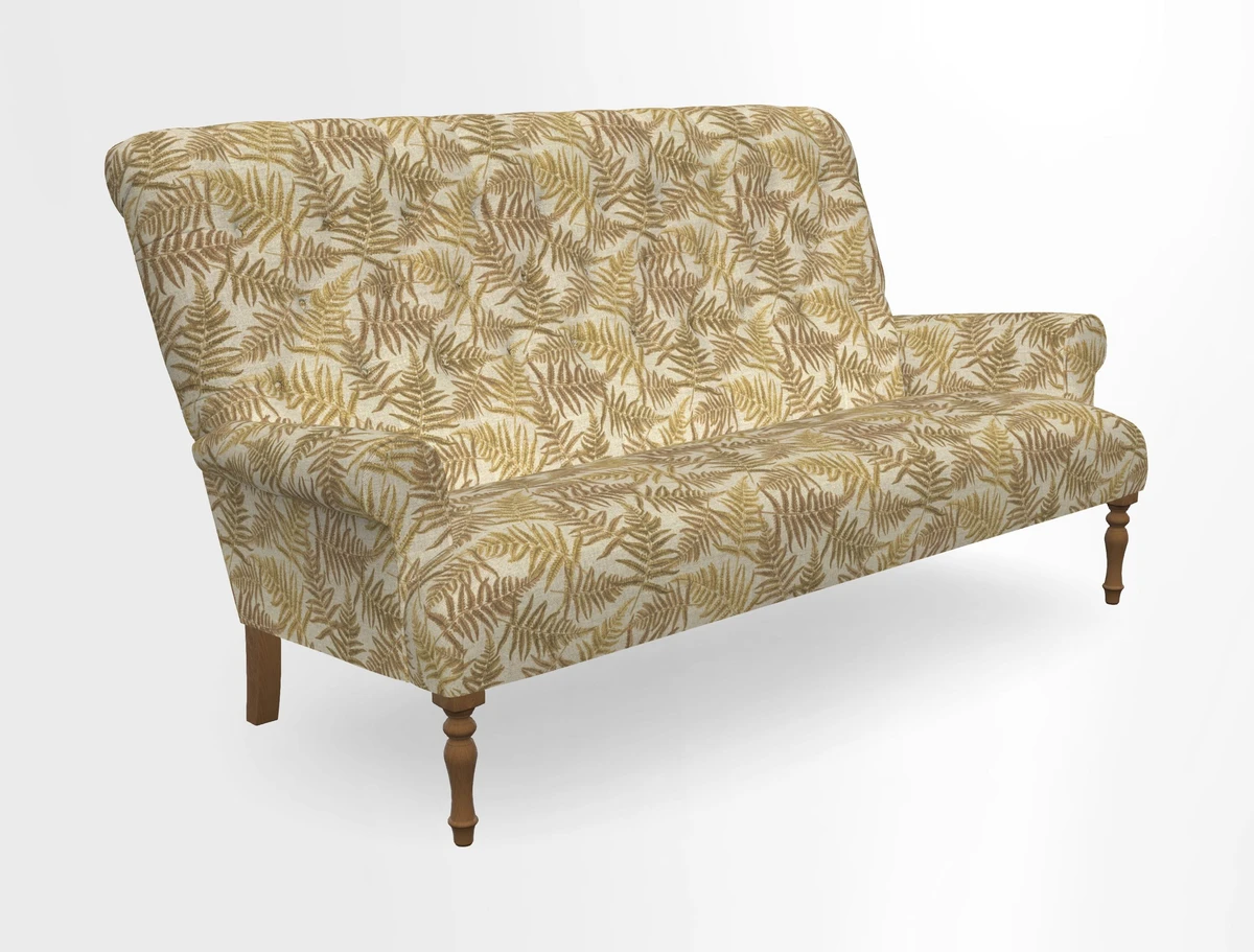 Chelsham 3 seater sofa in Two Tone Plain Biscuit