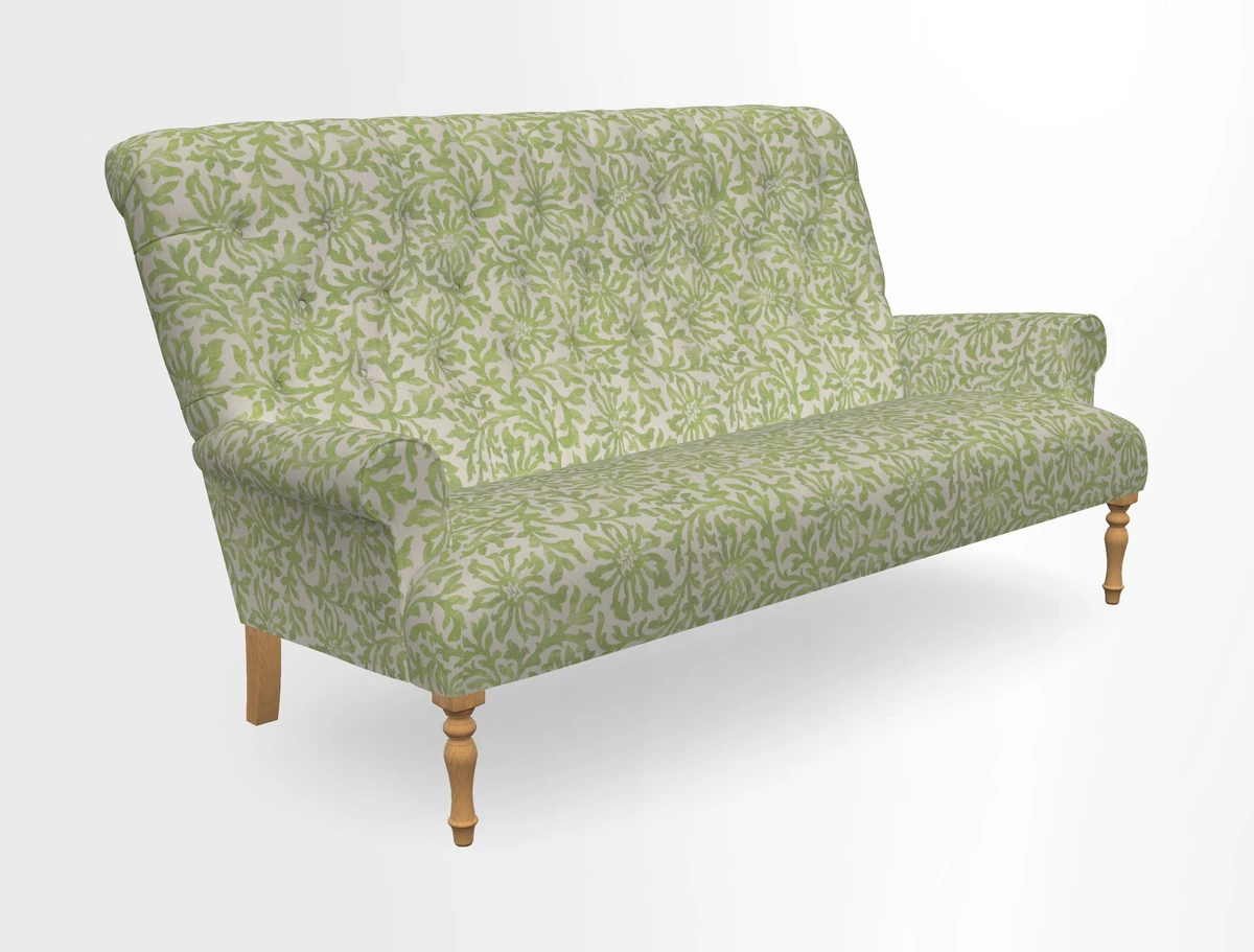 Chelsham 3 seater sofa in Two Tone Plain Biscuit