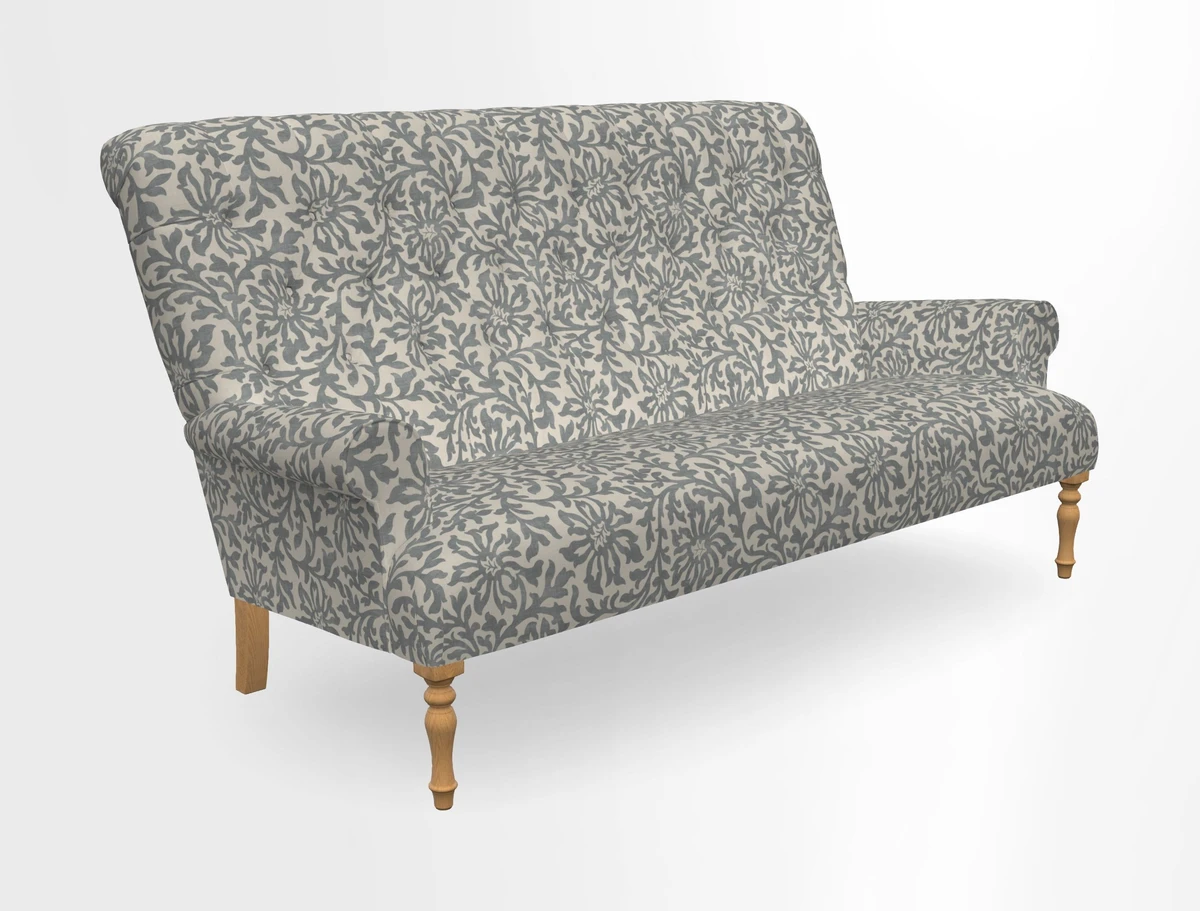 Chelsham 3 seater sofa in Two Tone Plain Biscuit
