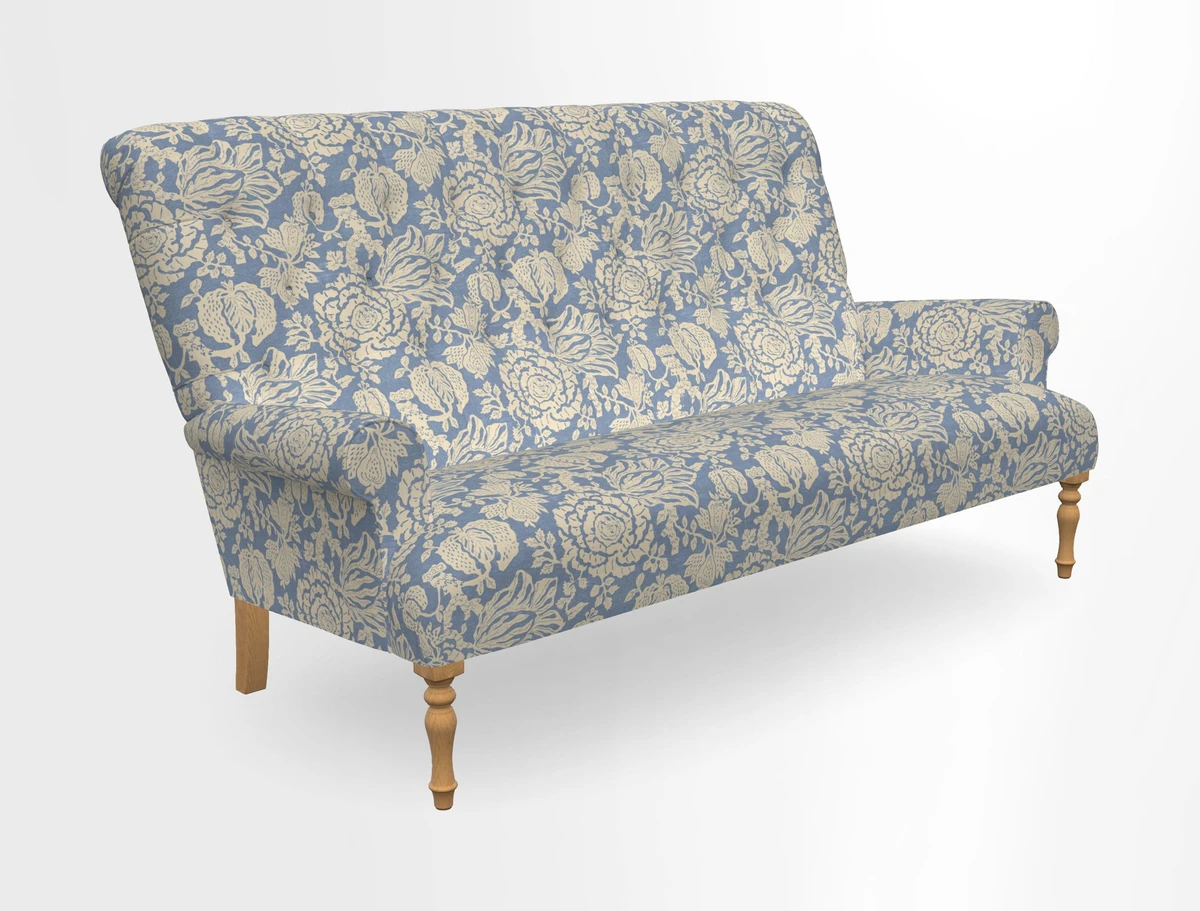 Chelsham 3 seater sofa in Two Tone Plain Biscuit