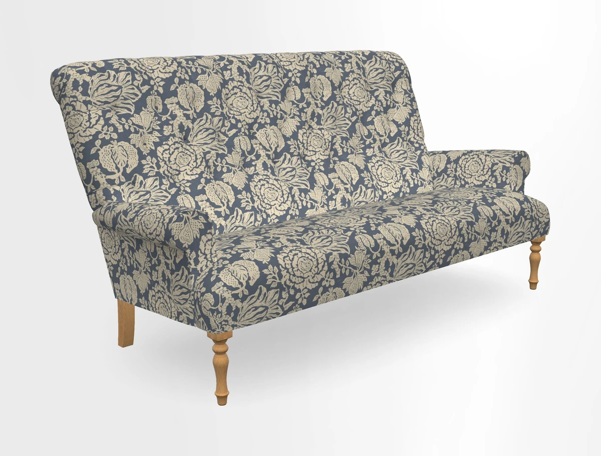 Chelsham 3 seater sofa in Two Tone Plain Biscuit