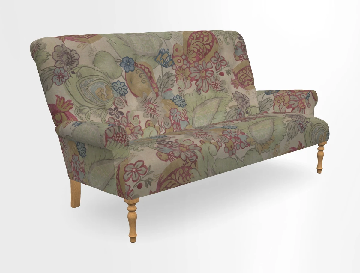 Chelsham 3 seater sofa in Two Tone Plain Biscuit