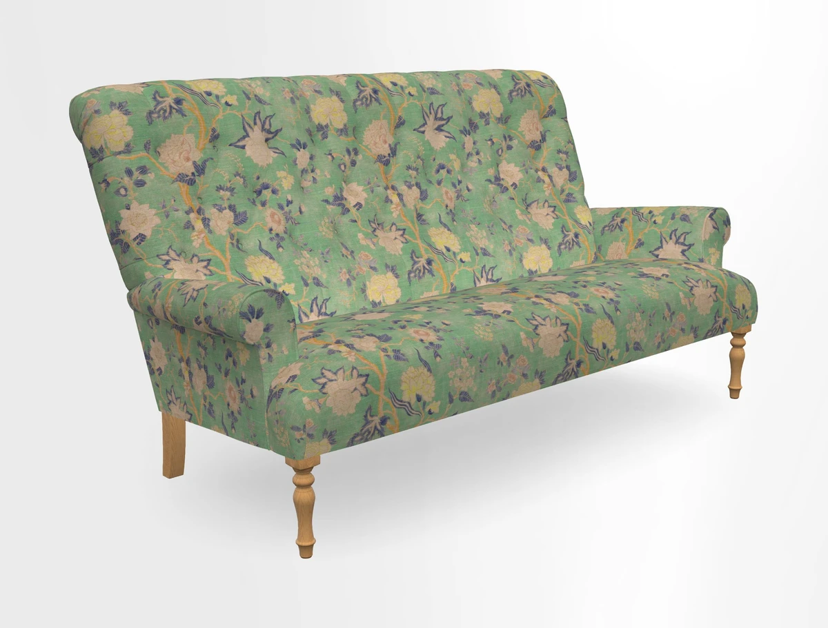 Chelsham 3 seater sofa in Two Tone Plain Biscuit