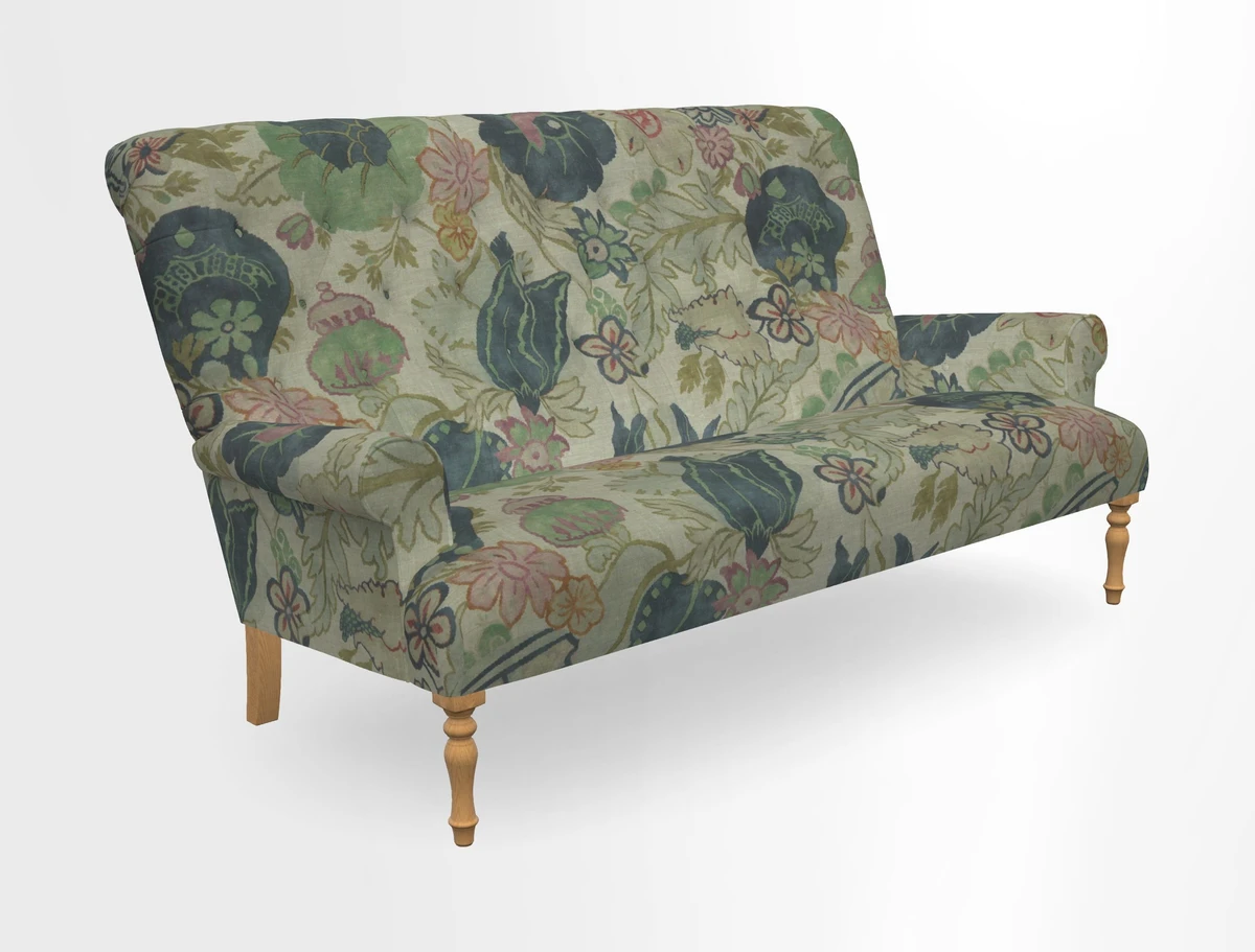 Chelsham 3 seater sofa in Two Tone Plain Biscuit