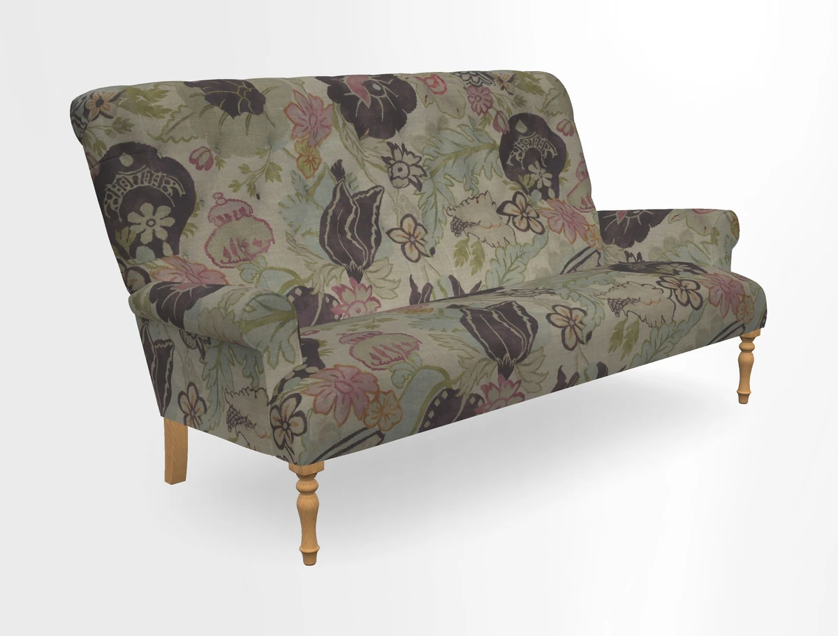 Chelsham 3 seater sofa in Two Tone Plain Biscuit