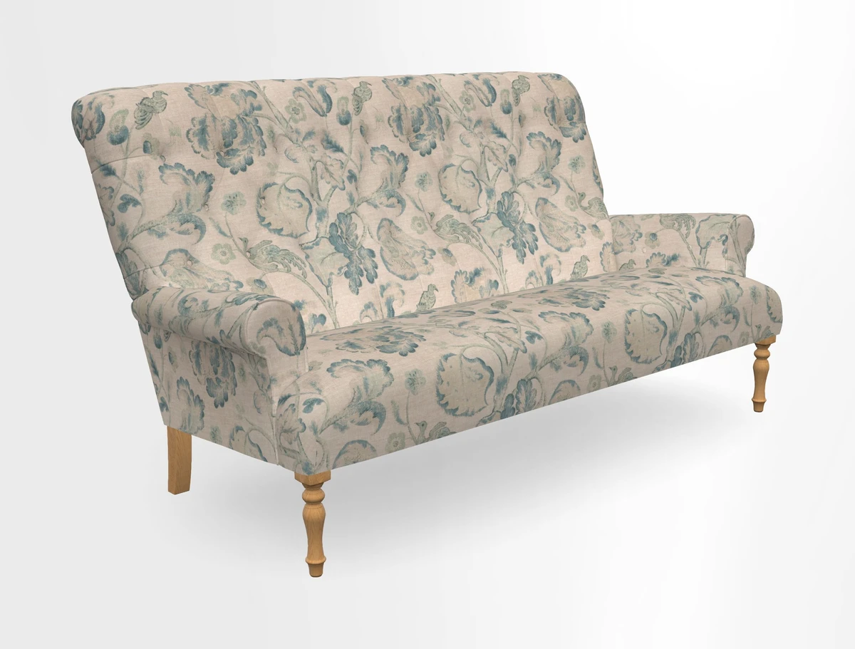 Chelsham 3 seater sofa in Two Tone Plain Biscuit