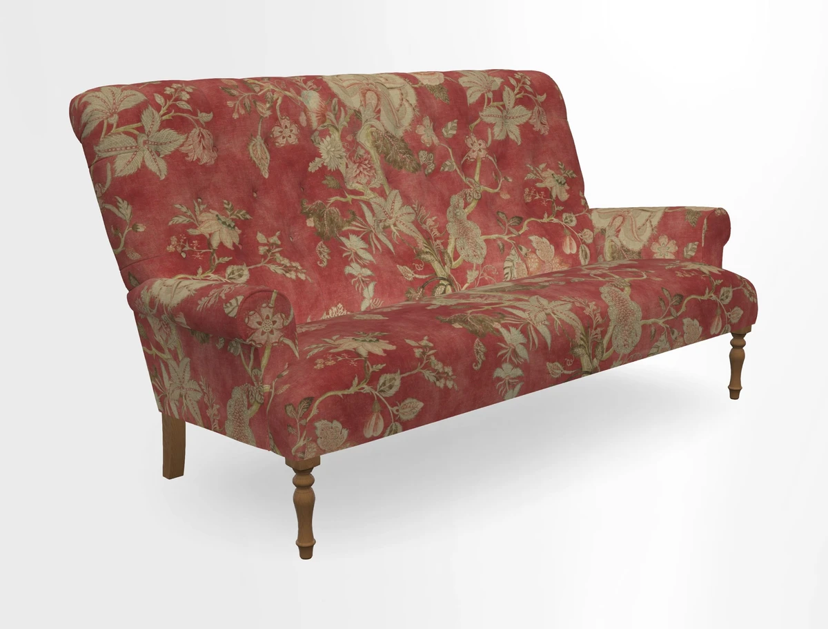 Chelsham 3 seater sofa in Two Tone Plain Biscuit
