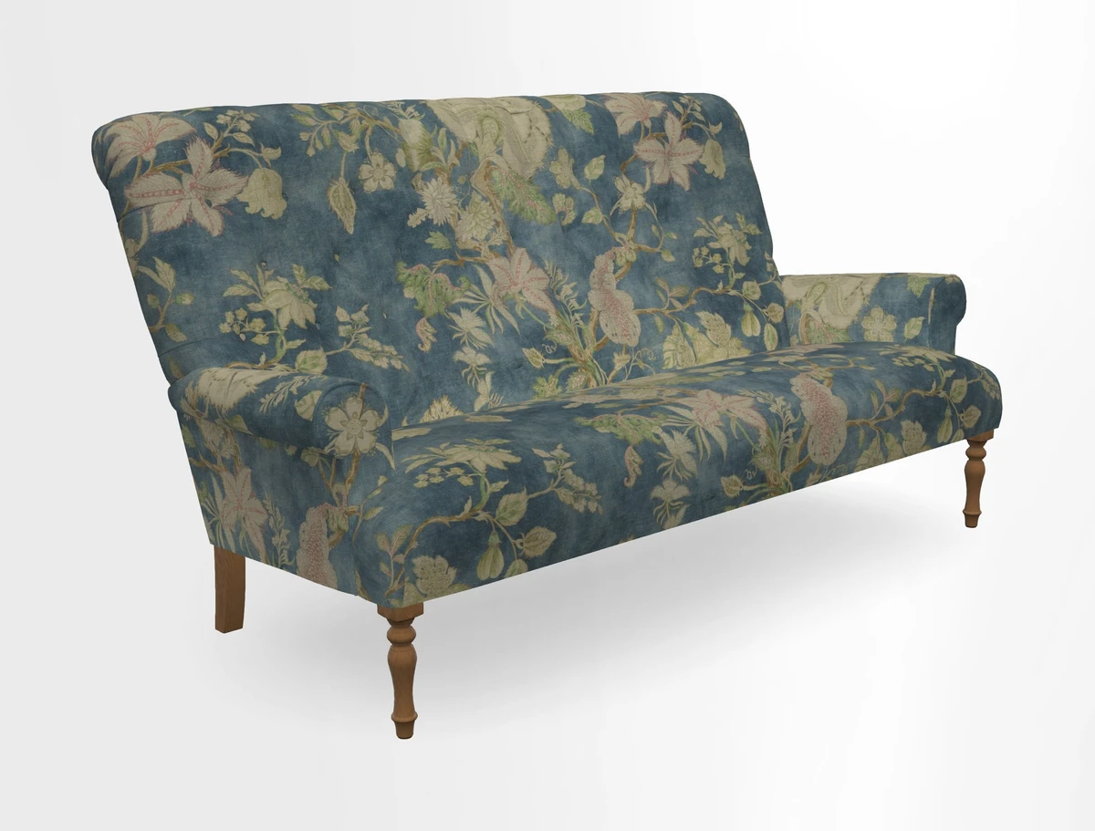 Chelsham 3 seater sofa in Two Tone Plain Biscuit