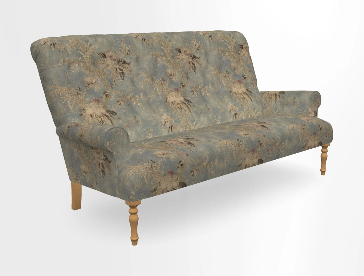 Chelsham 3 seater sofa in Two Tone Plain Biscuit