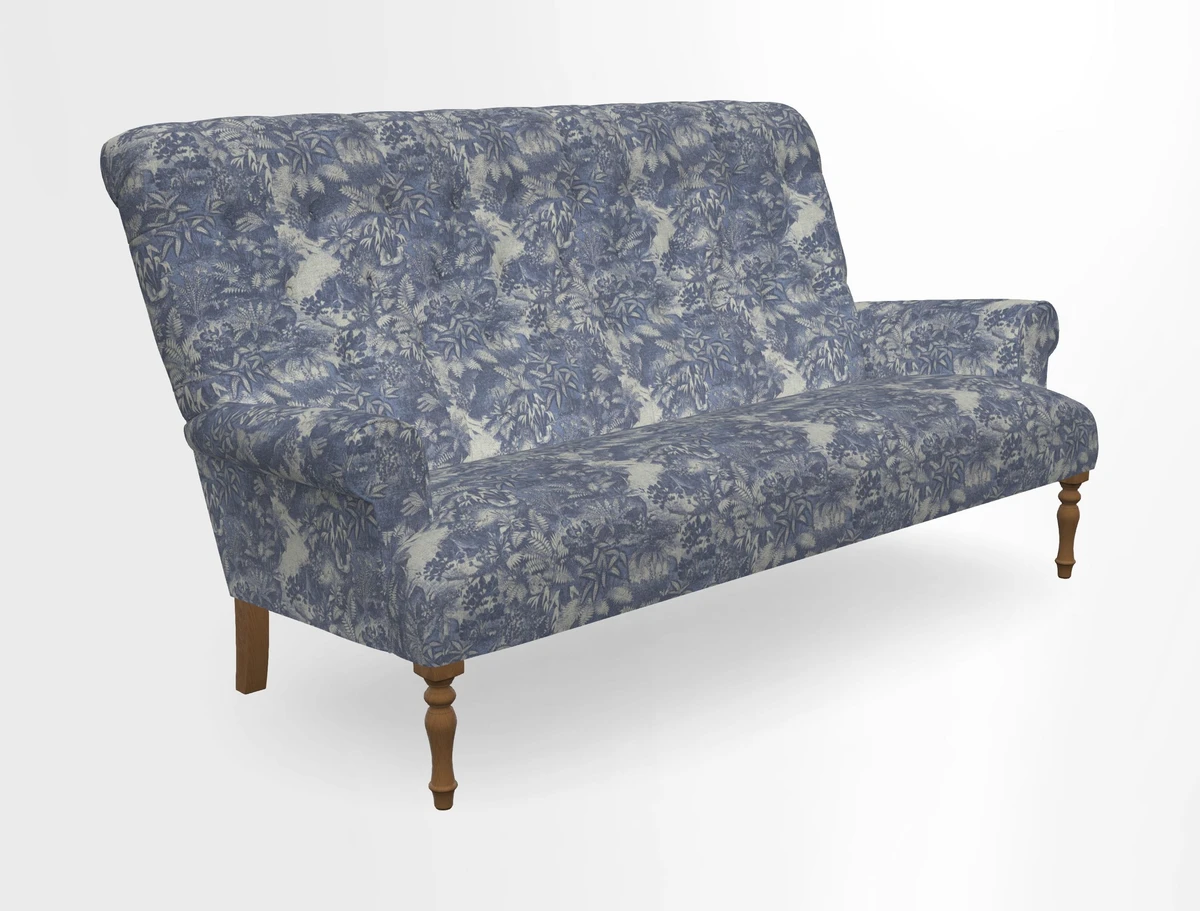 Chelsham 3 seater sofa in Two Tone Plain Biscuit