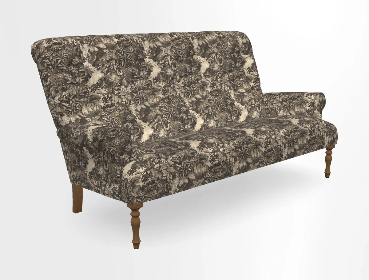 Chelsham 3 seater sofa in Two Tone Plain Biscuit