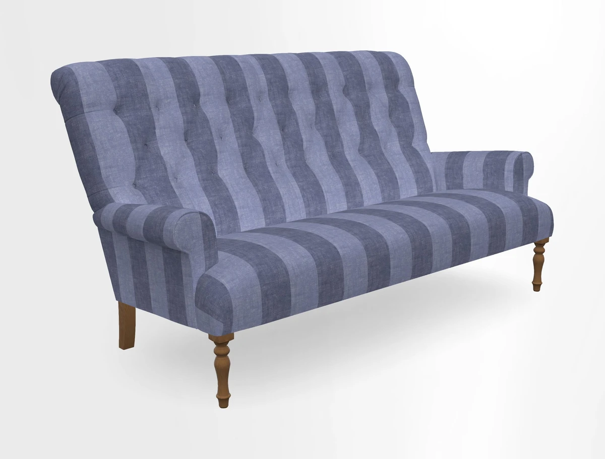 Chelsham 3 seater sofa in Two Tone Plain Biscuit