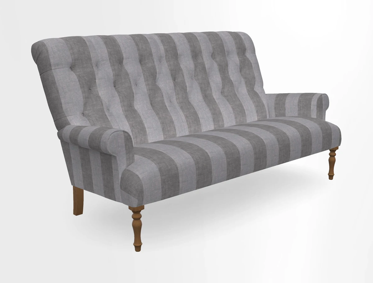 Chelsham 3 seater sofa in Two Tone Plain Biscuit