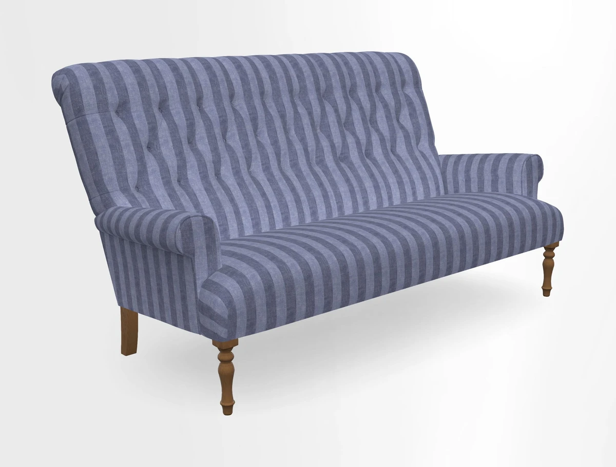 Chelsham 3 seater sofa in Two Tone Plain Biscuit