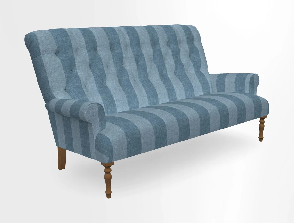 Chelsham 3 seater sofa in Two Tone Plain Biscuit