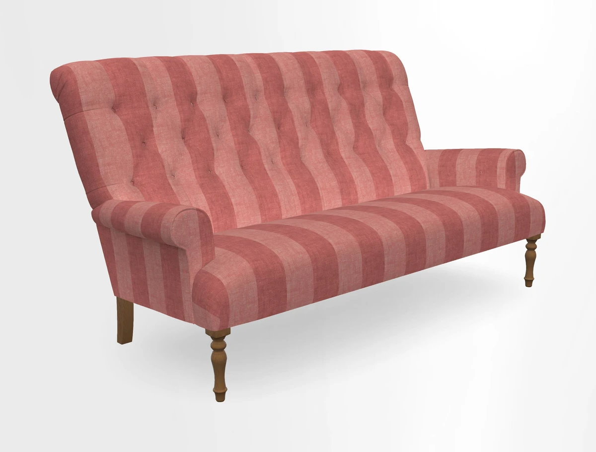 Chelsham 3 seater sofa in Two Tone Plain Biscuit
