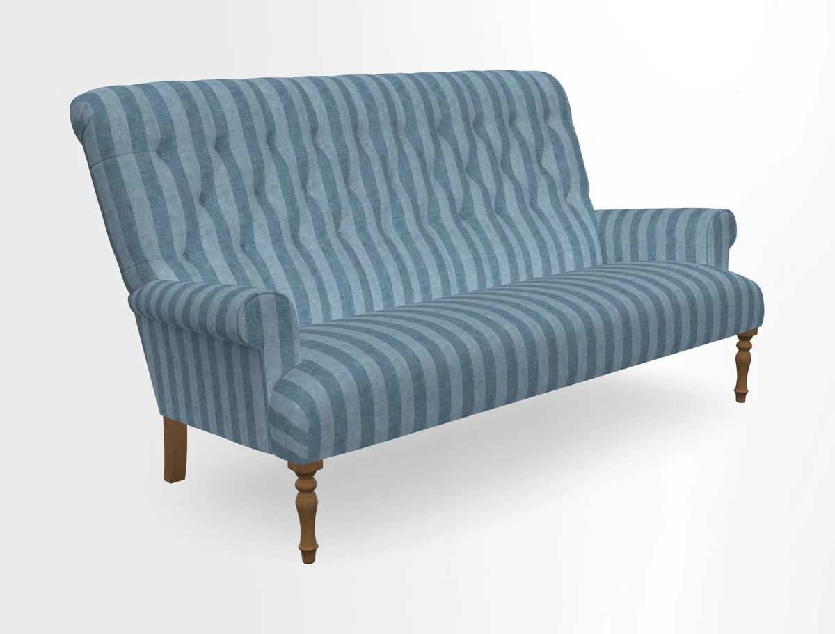 Chelsham 3 seater sofa in Two Tone Plain Biscuit