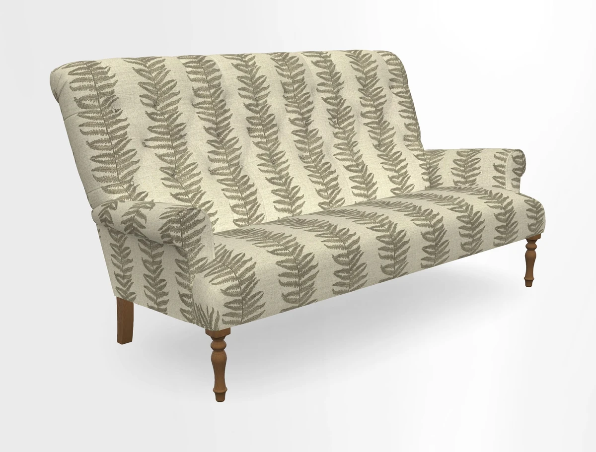 Chelsham 3 seater sofa in Two Tone Plain Biscuit