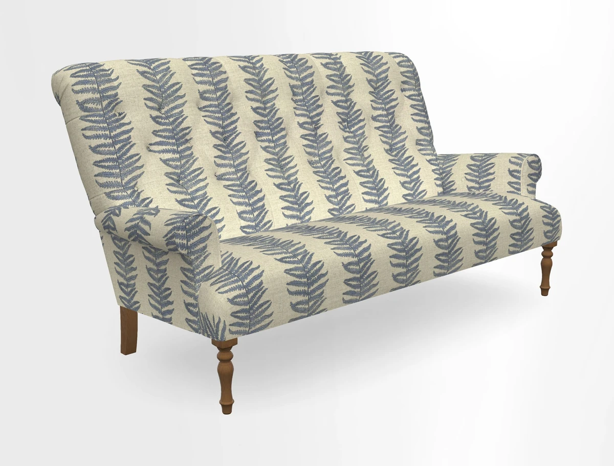 Chelsham 3 seater sofa in Two Tone Plain Biscuit