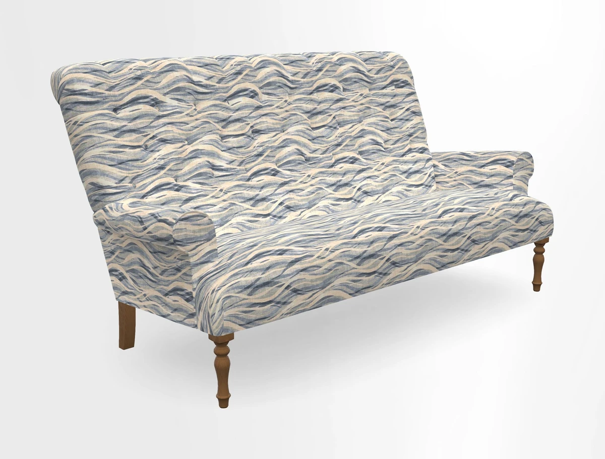 Chelsham 3 seater sofa in Two Tone Plain Biscuit