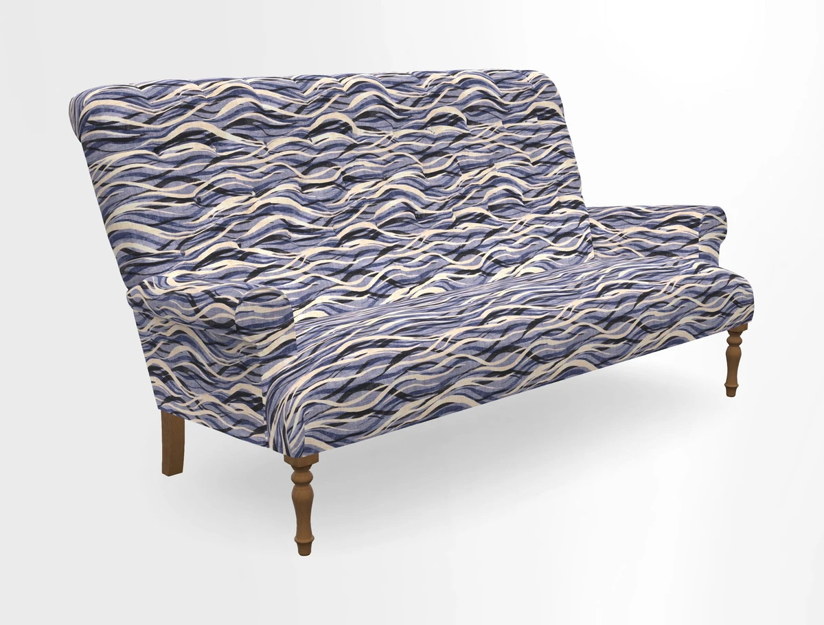 Chelsham 3 seater sofa in Two Tone Plain Biscuit