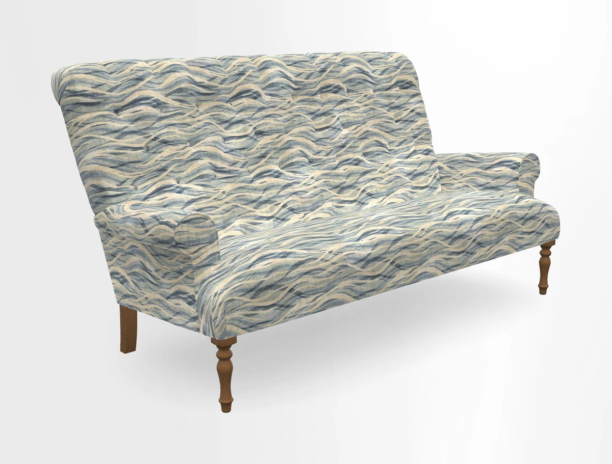 Chelsham 3 seater sofa in Two Tone Plain Biscuit