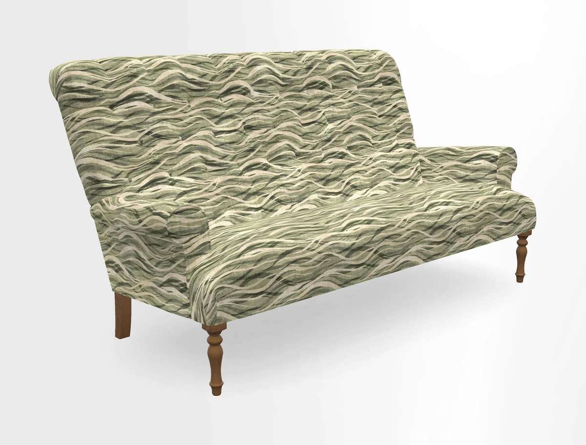 Chelsham 3 seater sofa in Two Tone Plain Biscuit