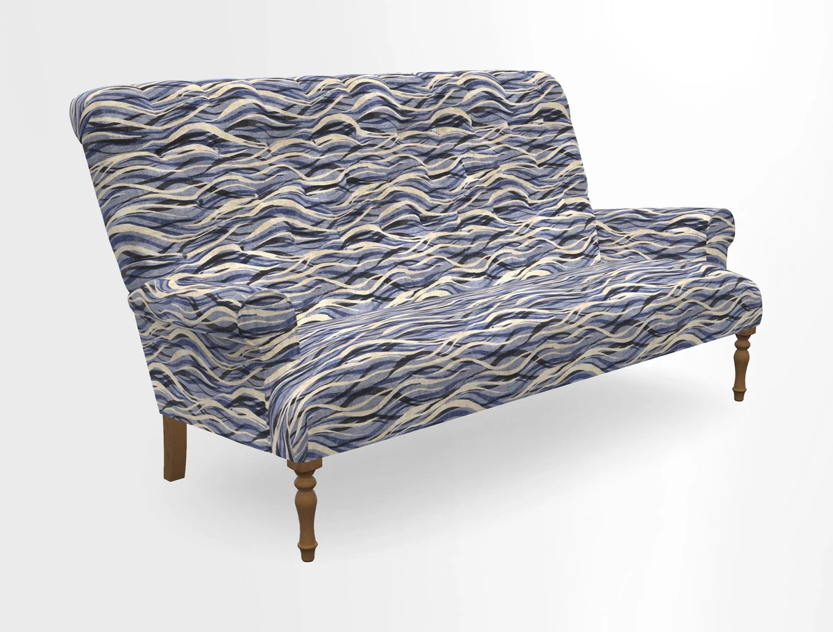 Chelsham 3 seater sofa in Two Tone Plain Biscuit