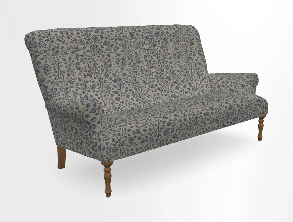 Chelsham 3 seater sofa in Two Tone Plain Biscuit