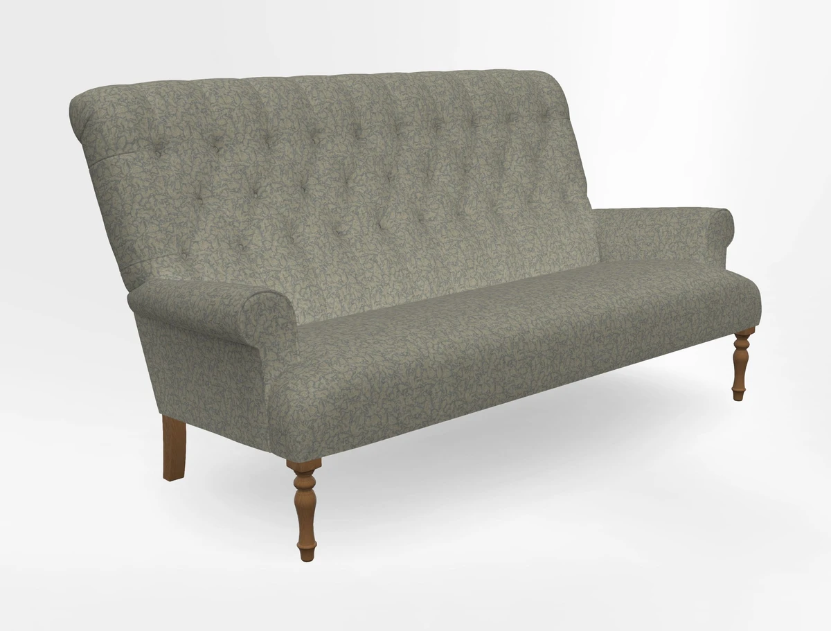 Chelsham 3 seater sofa in Two Tone Plain Biscuit