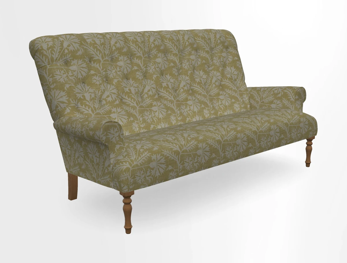 Chelsham 3 seater sofa in Two Tone Plain Biscuit