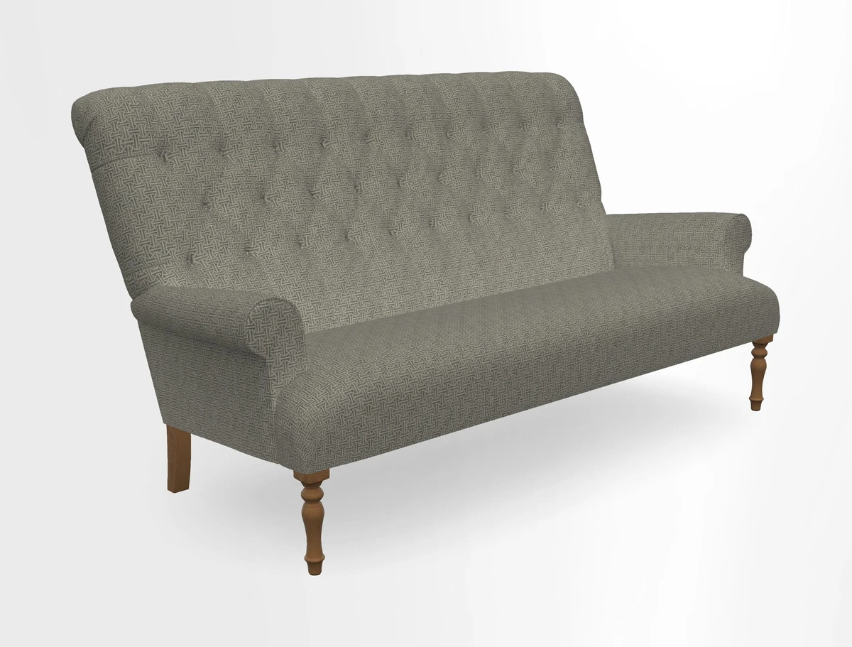 Chelsham 3 seater sofa in Two Tone Plain Biscuit