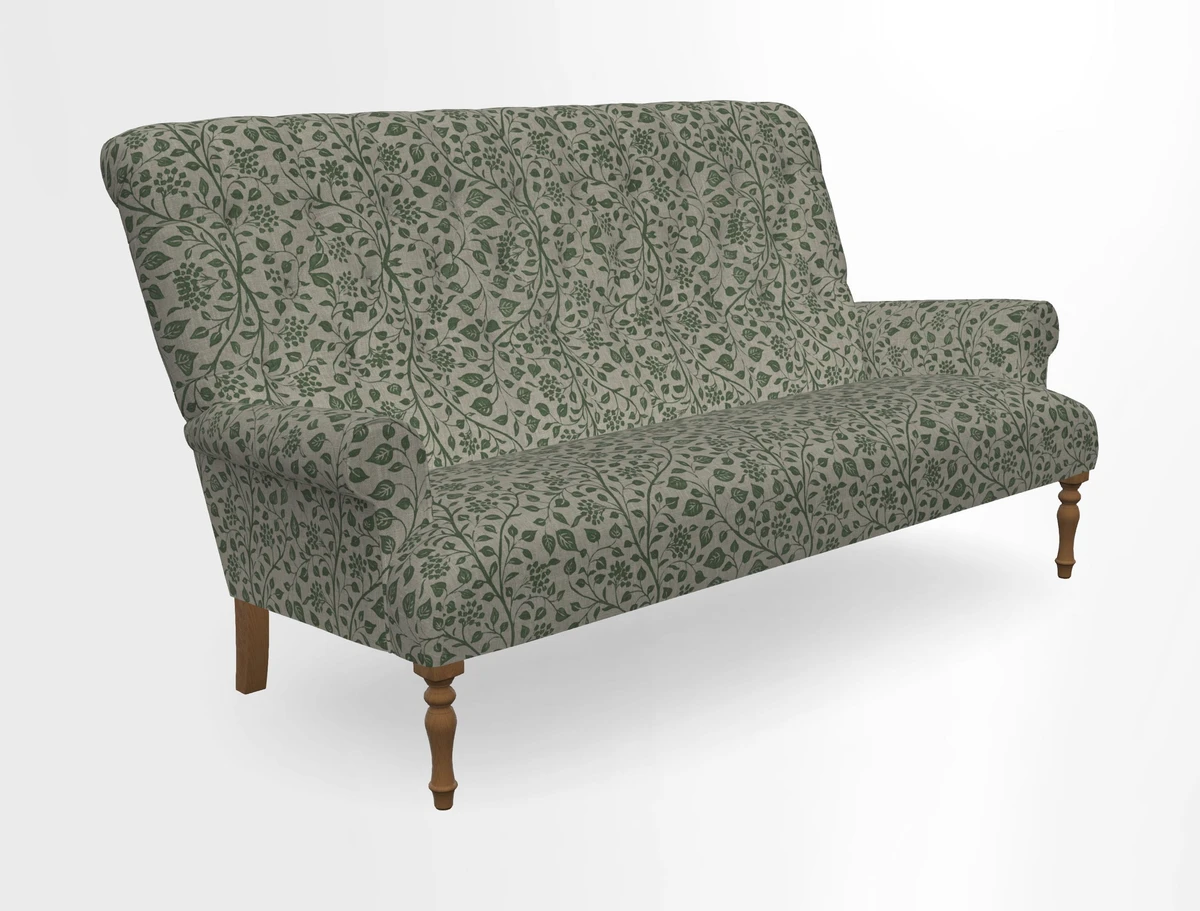 Chelsham 3 seater sofa in Two Tone Plain Biscuit