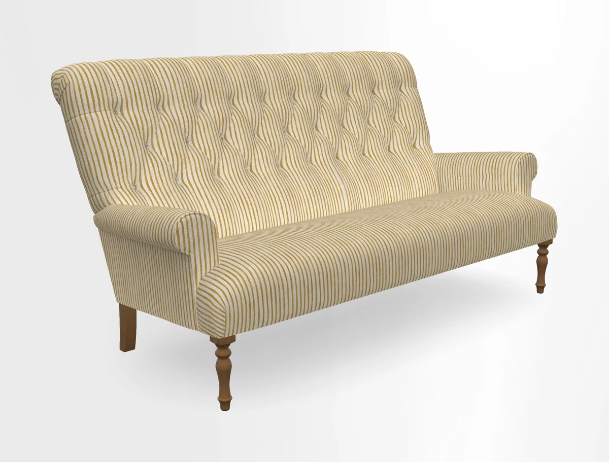 Chelsham 3 seater sofa in Two Tone Plain Biscuit