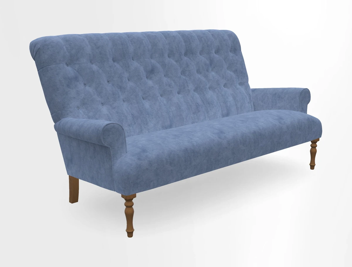 Chelsham 3 seater sofa in Two Tone Plain Biscuit