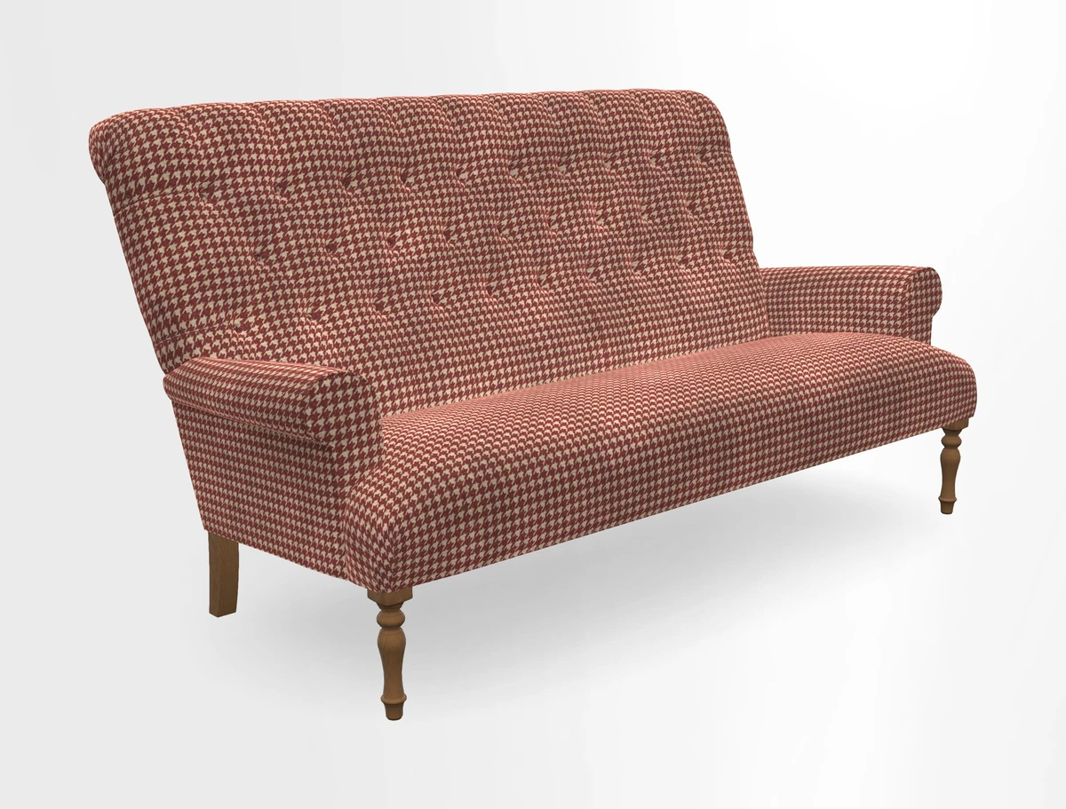 Chelsham 3 seater sofa in Two Tone Plain Biscuit