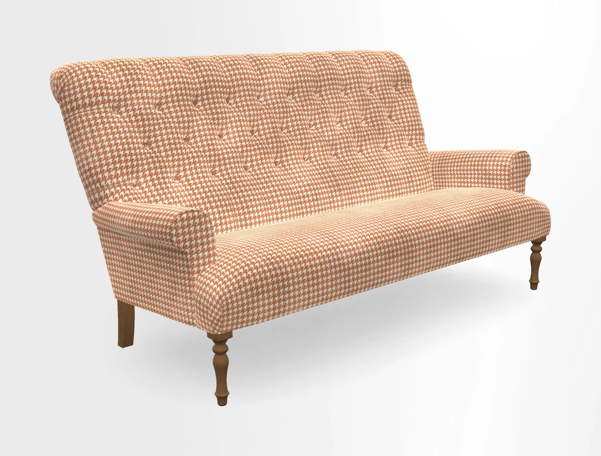 Chelsham 3 seater sofa in Two Tone Plain Biscuit