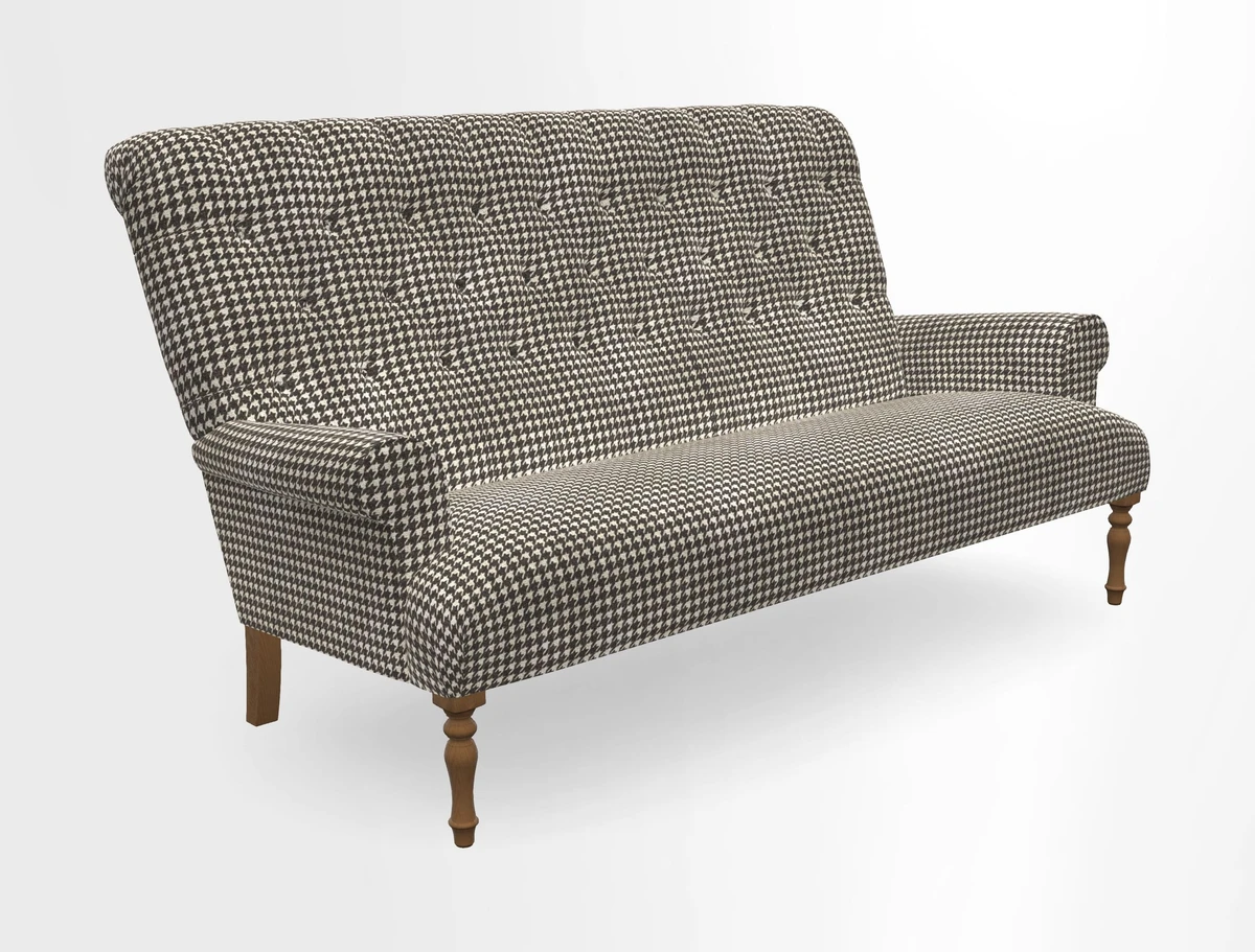 Chelsham 3 seater sofa in Two Tone Plain Biscuit