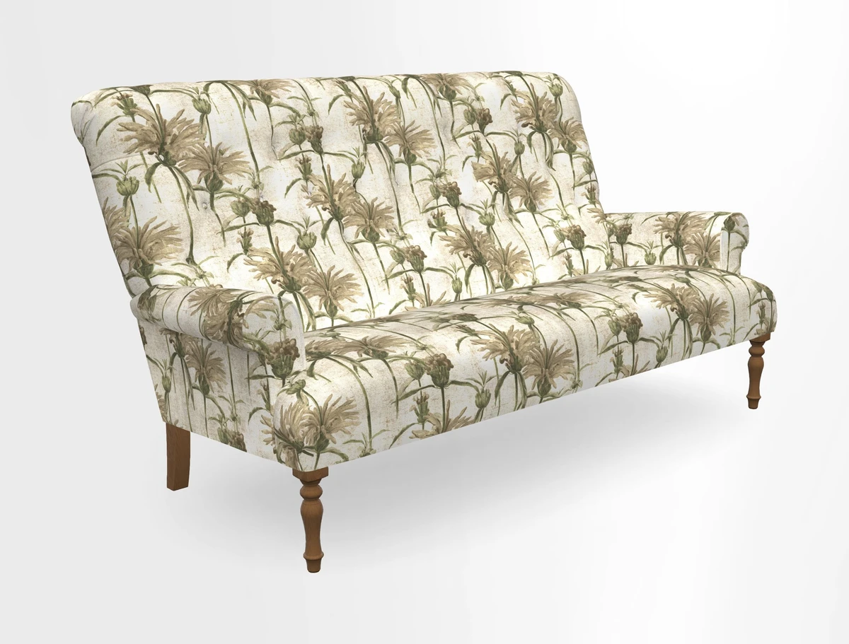 Chelsham 3 seater sofa in Two Tone Plain Biscuit