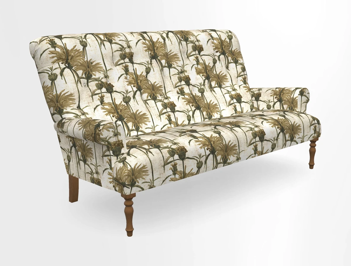 Chelsham 3 seater sofa in Two Tone Plain Biscuit