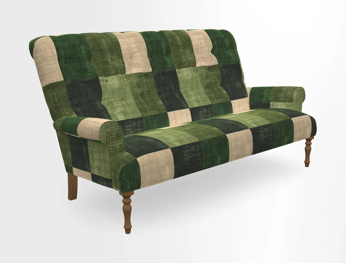 Chelsham 3 seater sofa in Two Tone Plain Biscuit