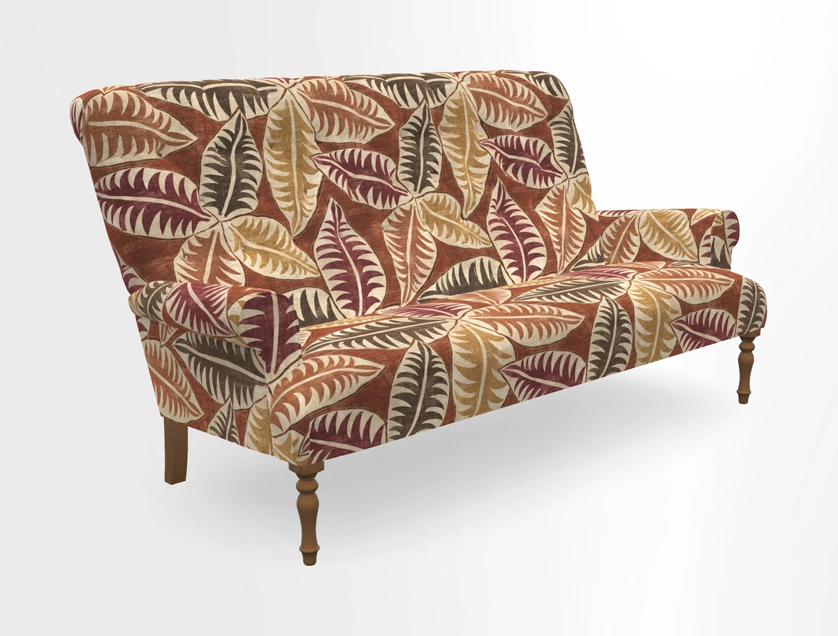 Chelsham 3 seater sofa in Two Tone Plain Biscuit