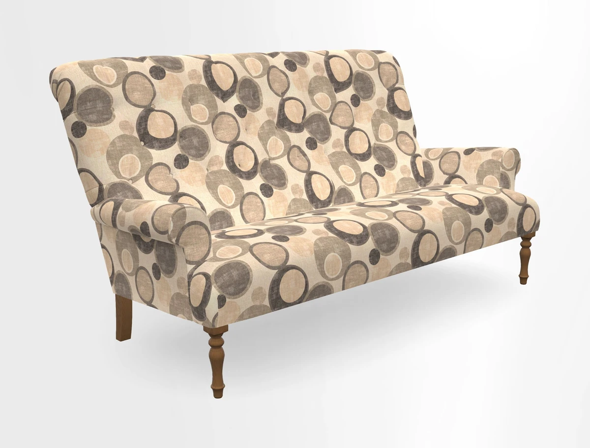 Chelsham 3 seater sofa in Two Tone Plain Biscuit