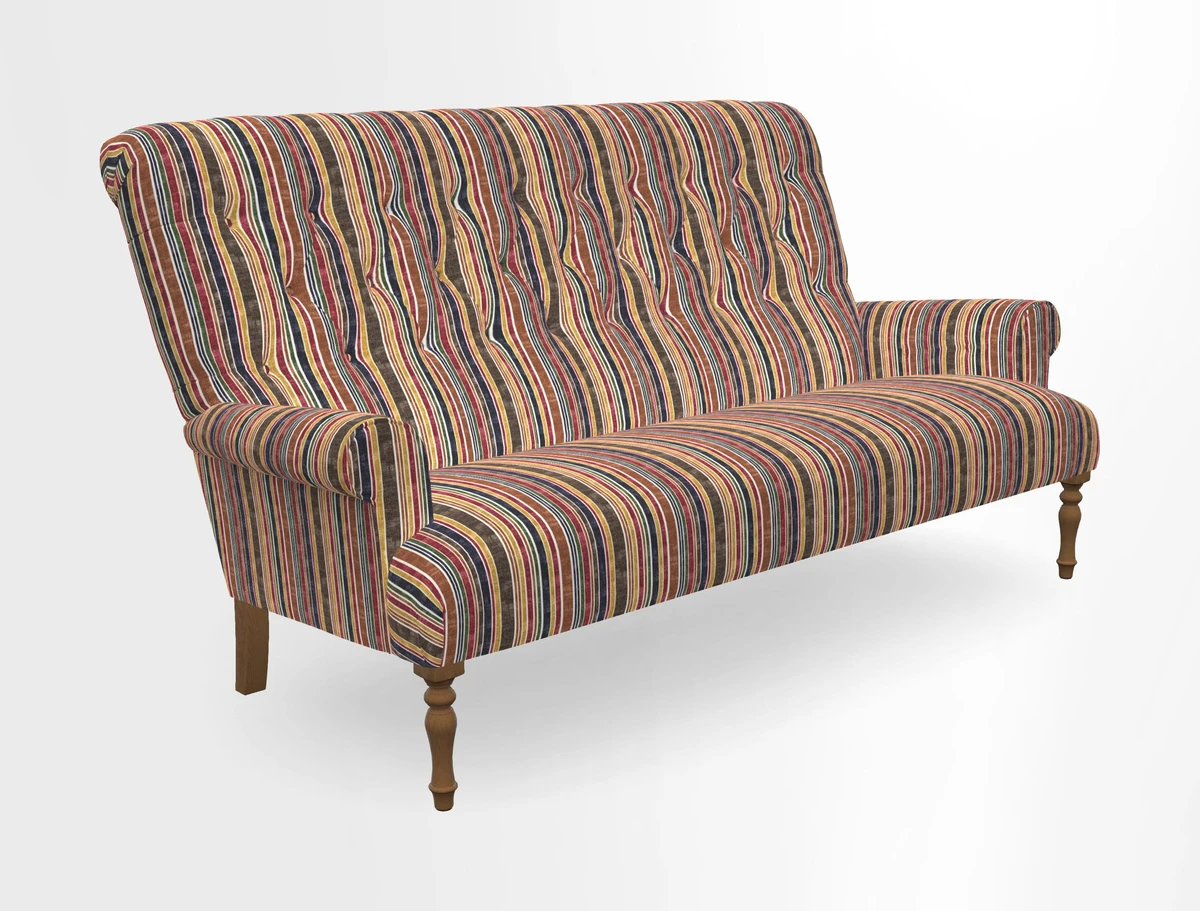 Chelsham 3 seater sofa in Two Tone Plain Biscuit