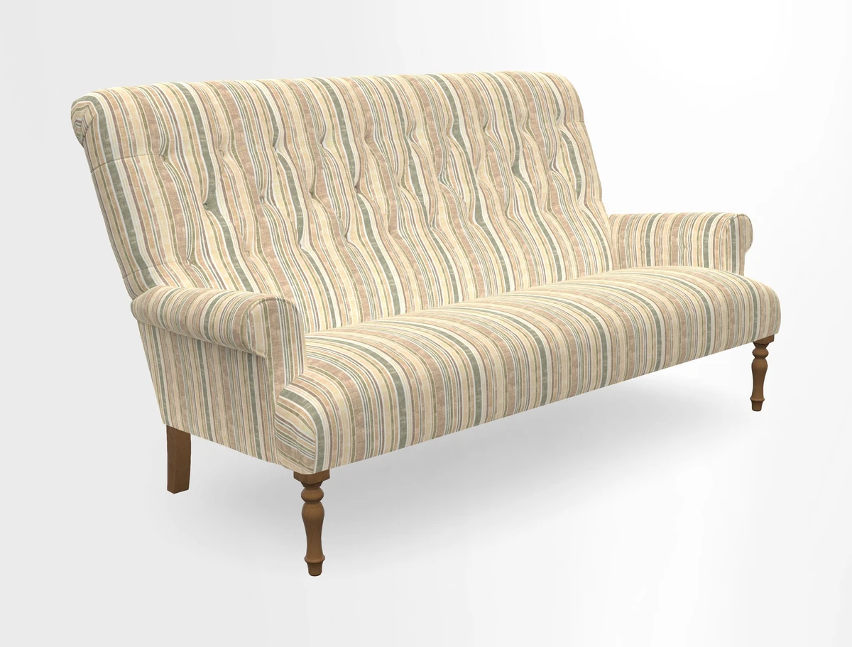 Chelsham 3 seater sofa in Two Tone Plain Biscuit