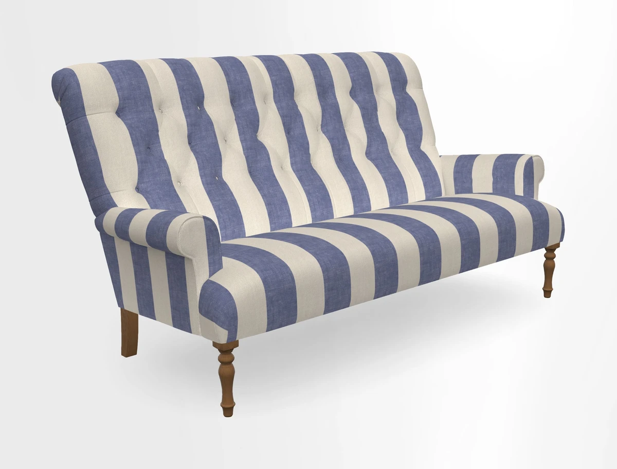 Chelsham 3 seater sofa in Two Tone Plain Biscuit